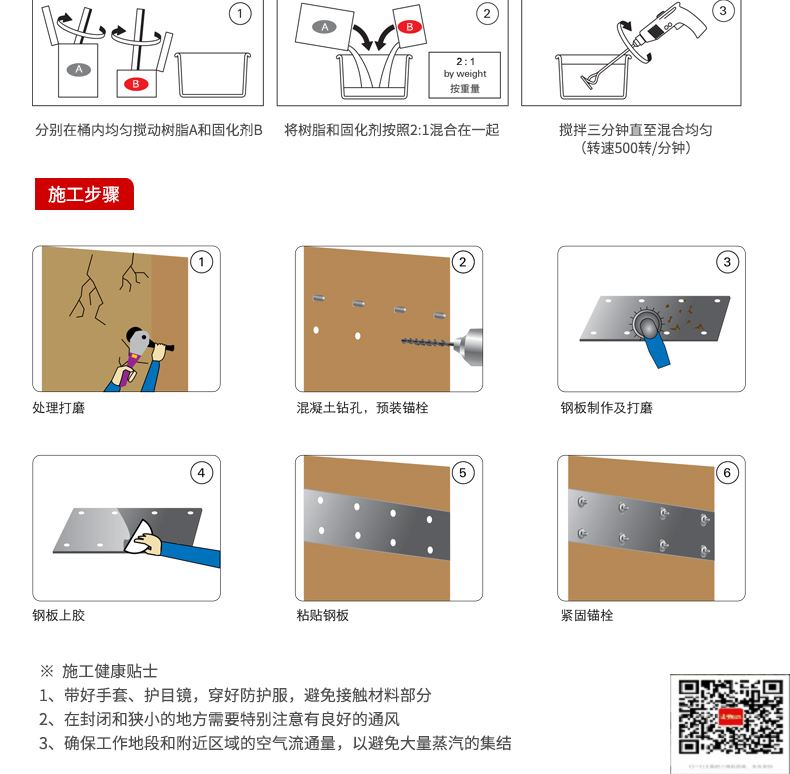 包钢宁国粘钢加固施工过程